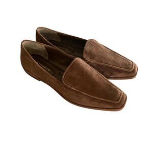 Vince Camuto Drananda Brown Suede Loafers
